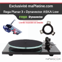 REGA P3 Black + Dynavector ASKA Low + Entretoise 2mm
