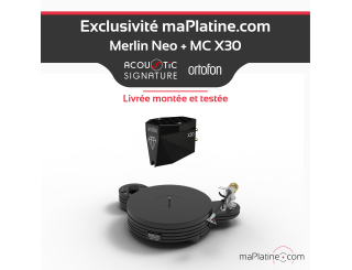 Acoustic Signature Merlin Neo Noire avec Ortofon MC X30