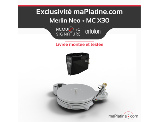 Acoustic Signature Merlin Neo Argent avec Ortofon MC X30