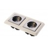 Doppelte Wandsteckdose Schuko Furutech FP-SWS-D G