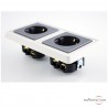 Doppelte Wandsteckdose Schuko Furutech FP-SWS-D G