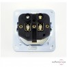 Doppelte Wandsteckdose Schuko Furutech FP-SWS-D G