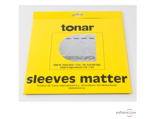 Pochettes intérieures Tonar Nostatic pour 45t Pochettes intérieures Tonar Nostatic pour 45t