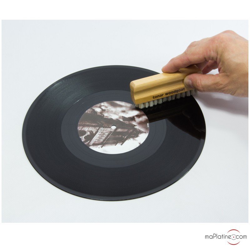 kwmobile Brosse Vinyle - Brosse Vinyle Antistatique Douce en Laine de Nylon  Compatible avec Disque LP EP - Brosse Disque avec poignée en Bois :  : High-Tech