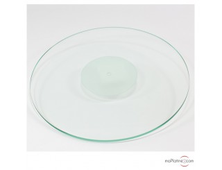 Tonar Crystal Mat Glas-Plattentellerabdeckung