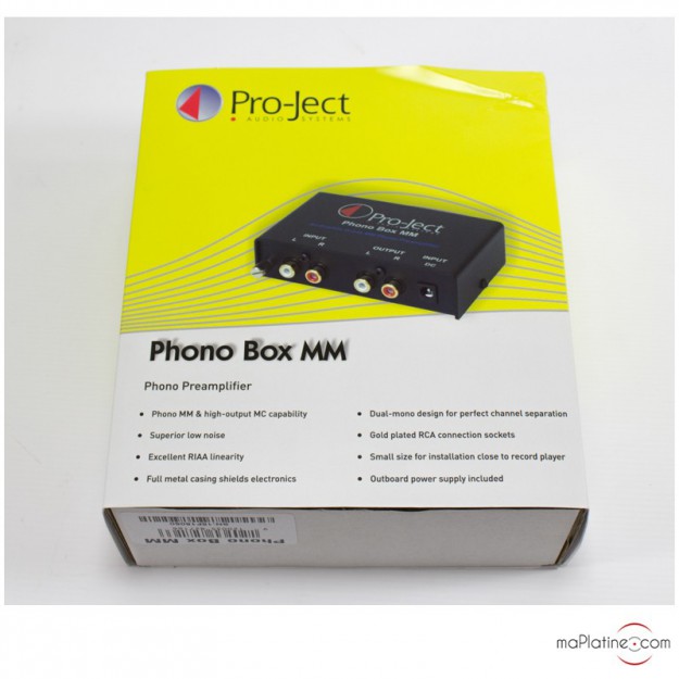 Occasion préamplificateur phono Pro-Ject MM/DC Occasion préamplificateur phono Pro-Ject MM/DC