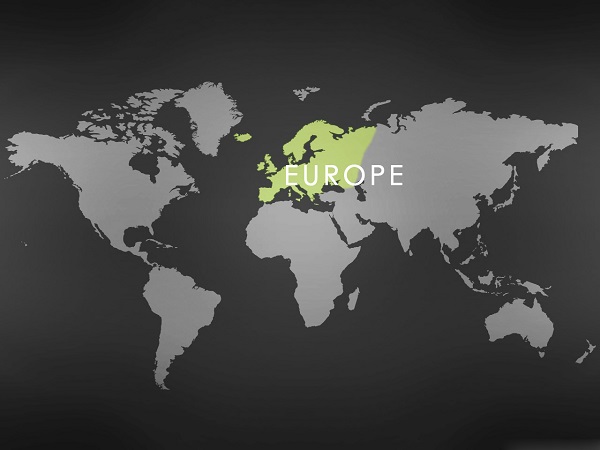 Carte du monde de la Hi-Fi - l'Europe