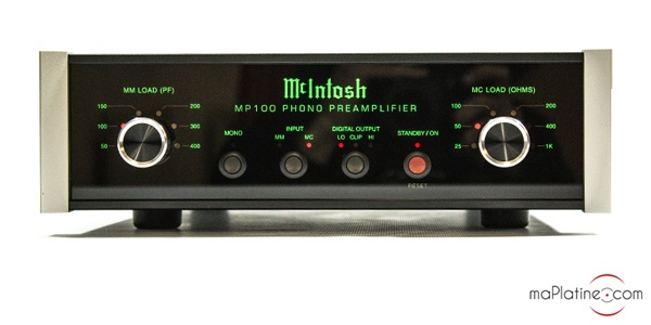 Préamplificateur phono Mc Intosh MP 100