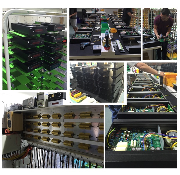 Fabrication des amplificateurs REGA