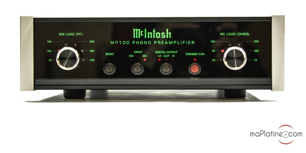 Preamplificateur phono Mc Intosh MP 100