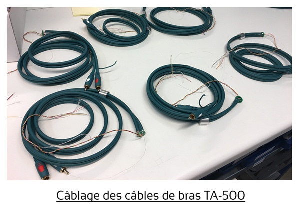 Câblage des câbles de bras TA-500