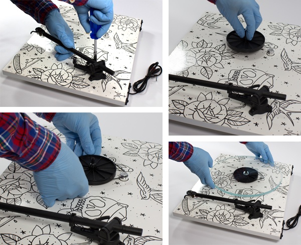 Remontage de la platine vinyle REGA Planar 1 customisée