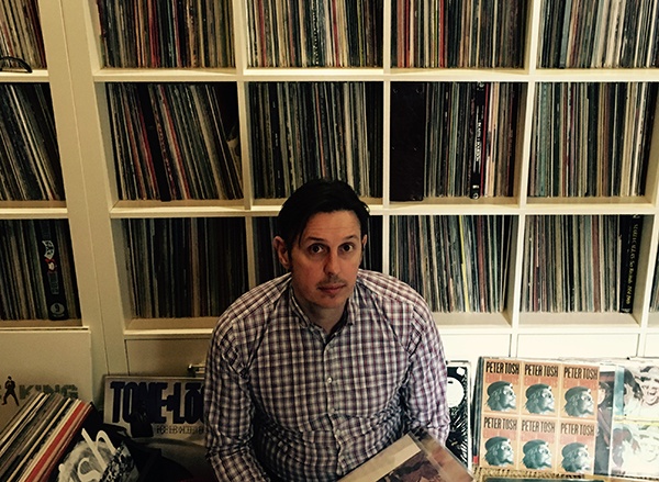 Vinyl records collection of Franck