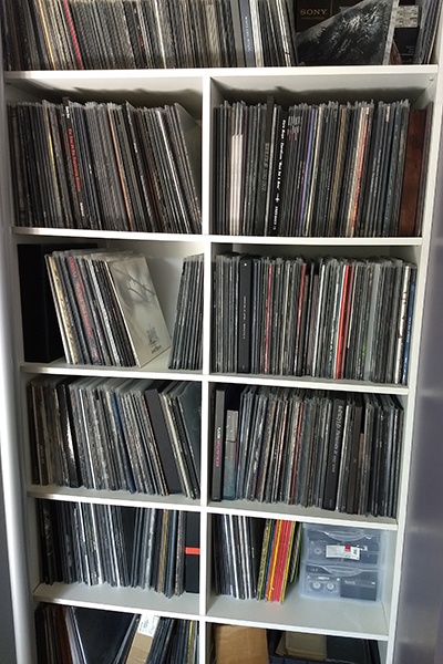 Phil's vinyl record collection