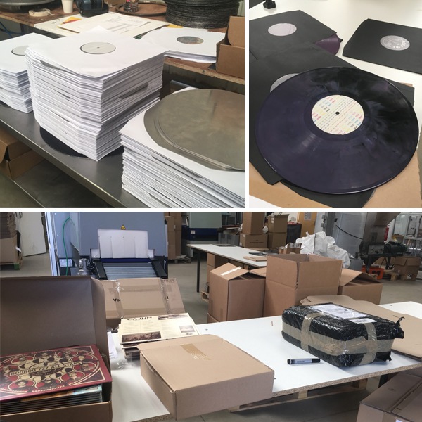 M Com’ Musique’s factory - Pressing vinyls