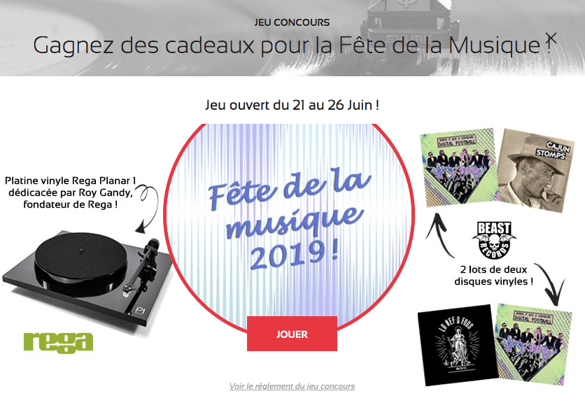 Jeu concours de la Fête de la Musique 2019
