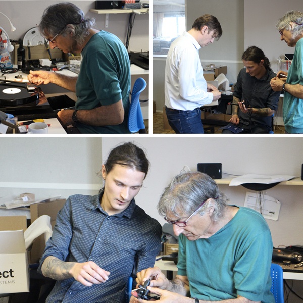 A bit of technique with Roy Gandy, the founder of Rega