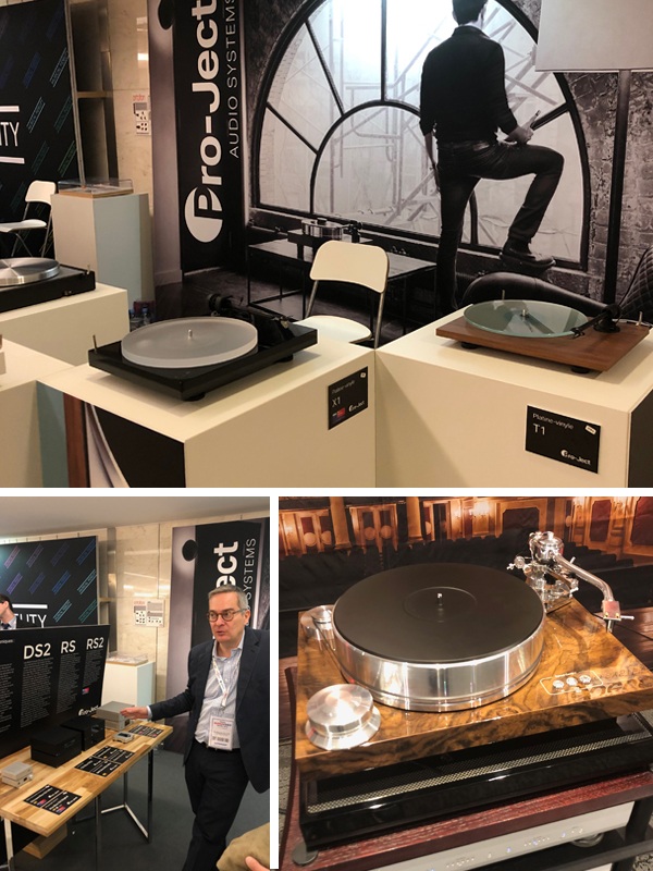 La marque Pro-Ject au salon Paris Audio Video Show 2019