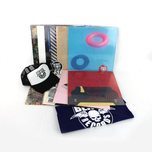 Lot de vinyles et goodies Beast Records