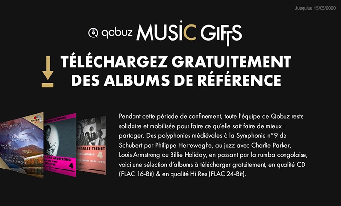 Téléchargez gratuitement des albums de référence sur Qobuz