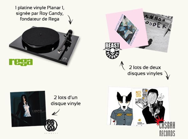 Lots du jeu concours de la Musique 2020 - maPlatine.com