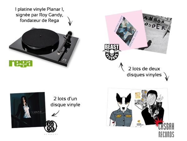 Lots du jeu concours de la Musique 2020 - maPlatine.com