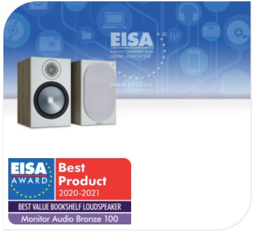 Prix EISA 2020-2021 - Enceintes Monitor Audio Bronze 100