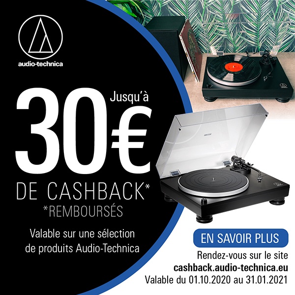 Cashback Audio Technica - Platine vinyle AT-LP5x
