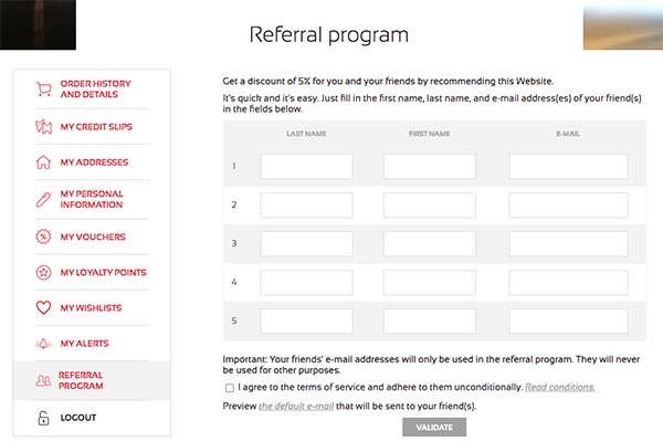 maPlatine.com referral program