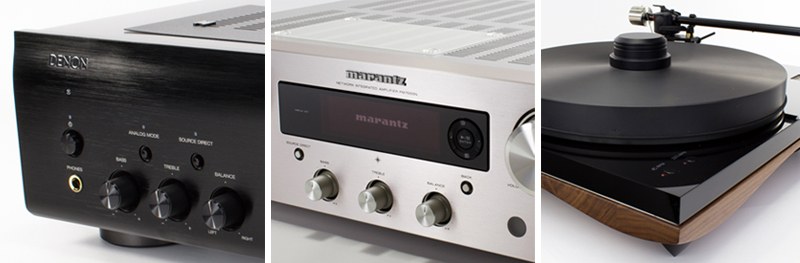 Les marques Denon, Marantz et Gold Note sur maPlatine.com