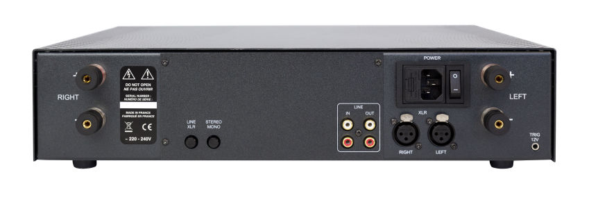 Plus d'informations sur l'amplificateur de puissance Atoll AM300 Panneau arrière de l'amplificateur de puissance Atoll AM300