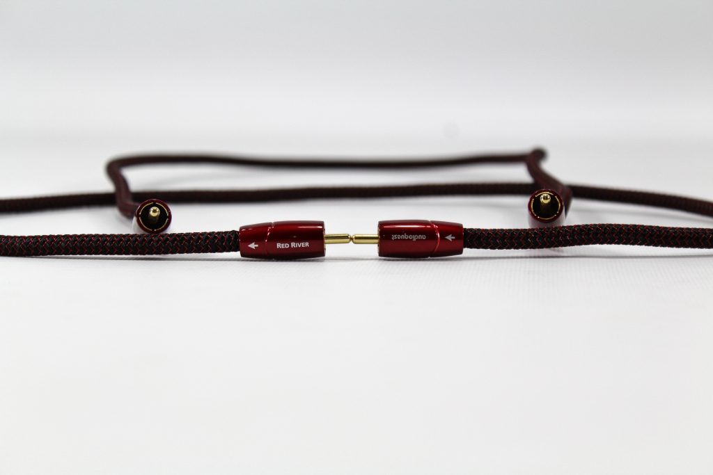 En savoir plus sur le câble de modulation Audioquest Red River RCA Câble de modulation Audioquest Red River-3