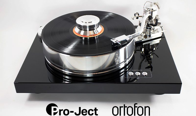 Pack platine vinyle Pro-Ject Signature 10 avec cellule MC Ortofon Cadenza Black