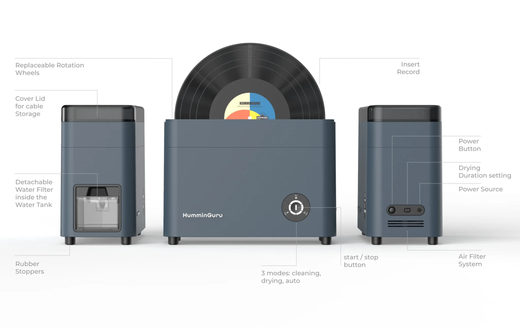 Machine à laver les disques vinyles HuminGuru HG01