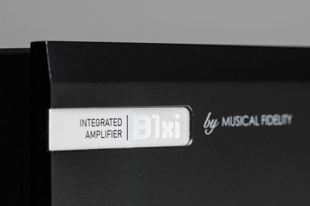 Close-up on the Musical FIdelity B1 xi amplifier
