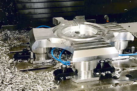 Platines usinées dans un seul bloc d'aluminium Acoustic Signature