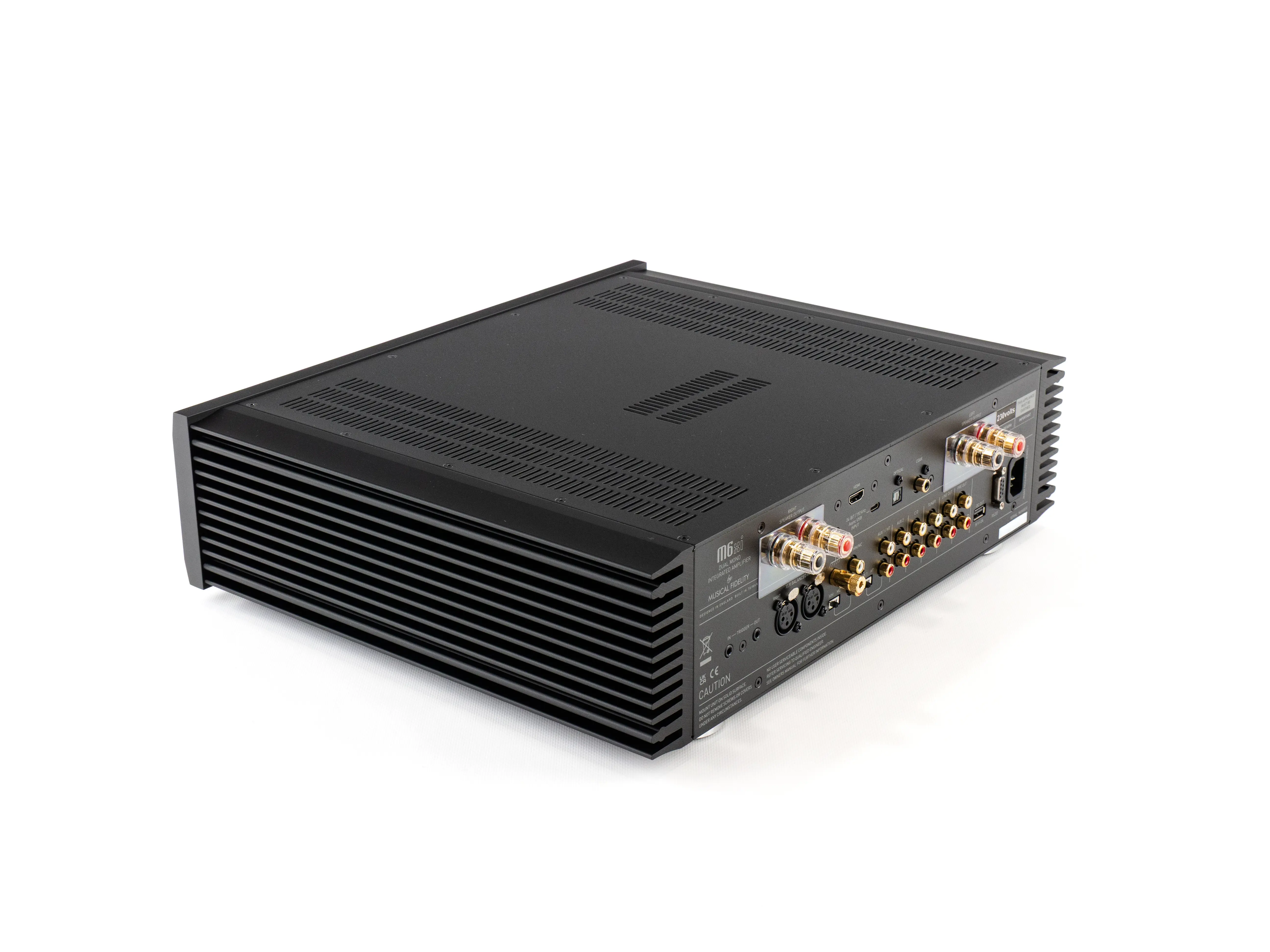 Façade arrière de l'amplificateur Musical Fidelity M6 xi
