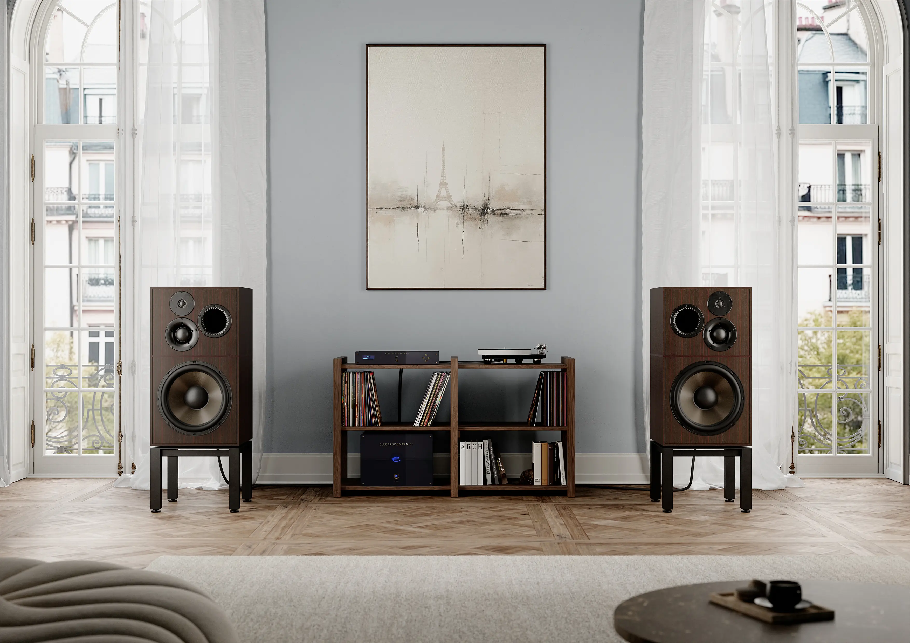 Électroniques Atoll et enceintes Hi-Fi françaises installées à l'auditorium maPlatine.com de Rennes