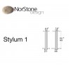 Pieds pour enceintes Norstone Stylum 1 Pieds pour enceintes Norstone Stylum 1