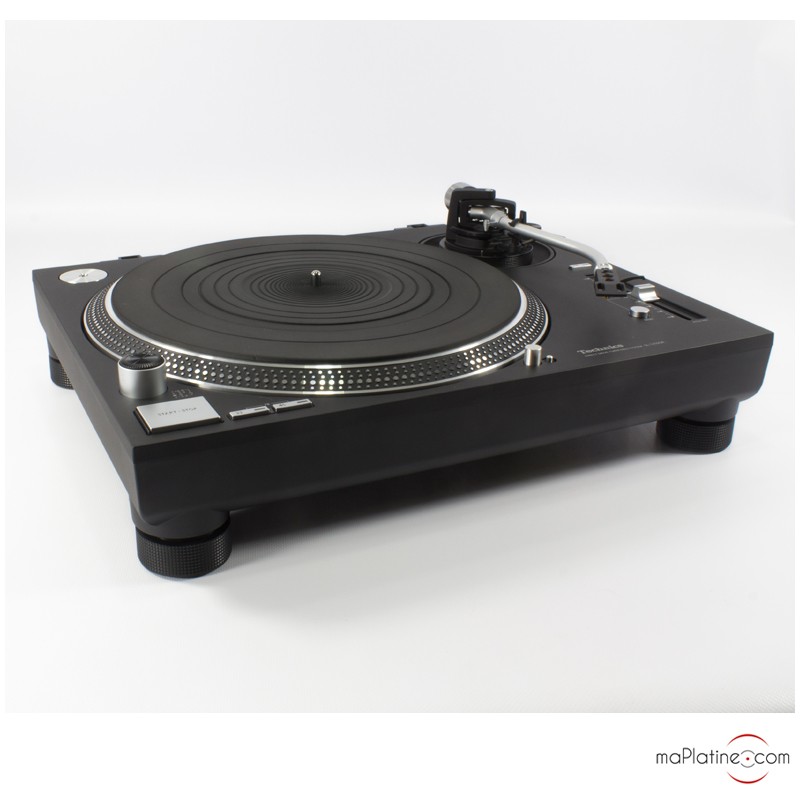 Platine technics sl1210mk2 noire, montée en technics sc35c / shure de Platine  Vinyle, 15000 gr chez ultime - Ref:1155085908