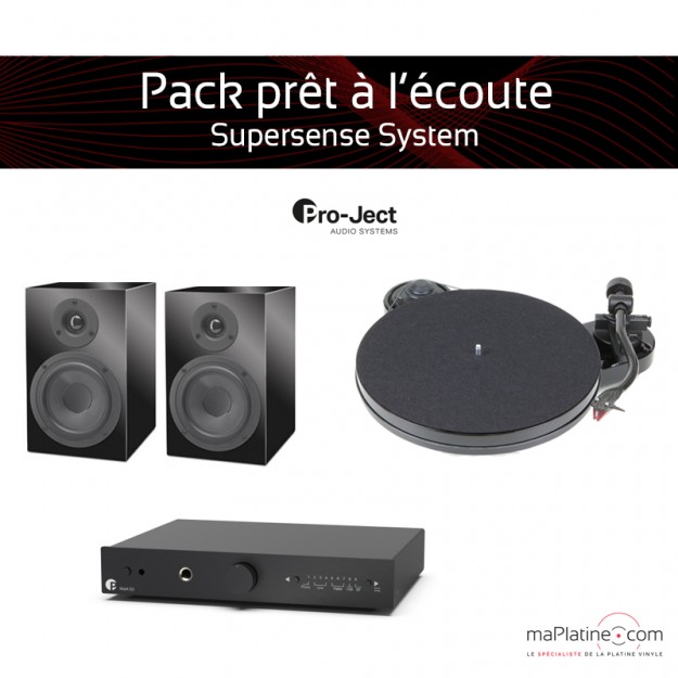 Pack prêt àl'écoute Supersens - noir Pack prêt àl'écoute Supersens - noir