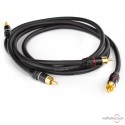 Transparent Hardwired RCA interconnection cable
