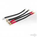 Transparent Premium jumper speaker cable (x4)