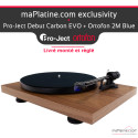 Platine vinyle Pro-Ject Debut Carbon EVO 2M Blue Spéciale Edition