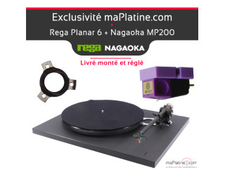 Pack Platine vinyle Rega Planar 6 Neo avec cellule Nagaoka MP200