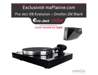 Platine vinyle Pro-Ject X8 Evolution - 2M Black Edition