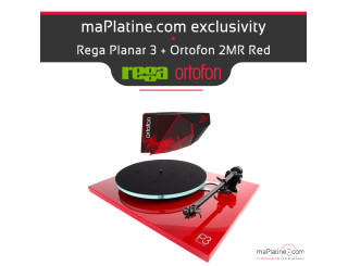 Platine vinyle Rega Planar 3 - 2M Red SE - Rouge Platine vinyle Rega Planar 3 - 2M Red SE - Rouge