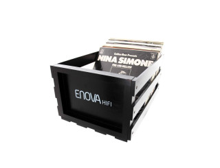 Casier de rangement pour disques vinyles Enova Hi-Fi Casier de rangement pour disques vinyles Enova Hi-Fi