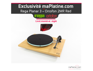 Platine vinyle Rega Planar 3 Wood- 2MR Red