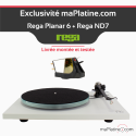 Rega Planar 6 ND7 White turntable